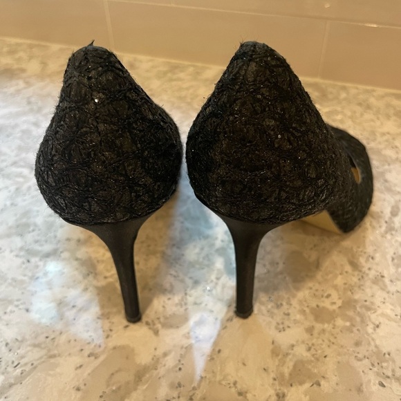 Enzo Angiolini 4 inch stiletto peep toe pumps - Picture 4 of 5